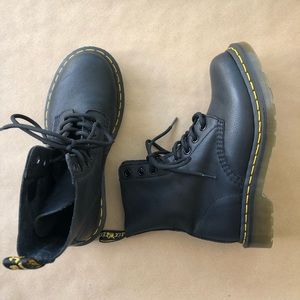 Black Dr Martens Classic 1460 Combat Boot